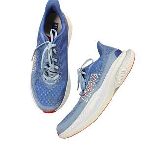 HOKA Mach 6 Womens Running Shoes Size 9 Mirage Stellar Blue Athletic Sneakers